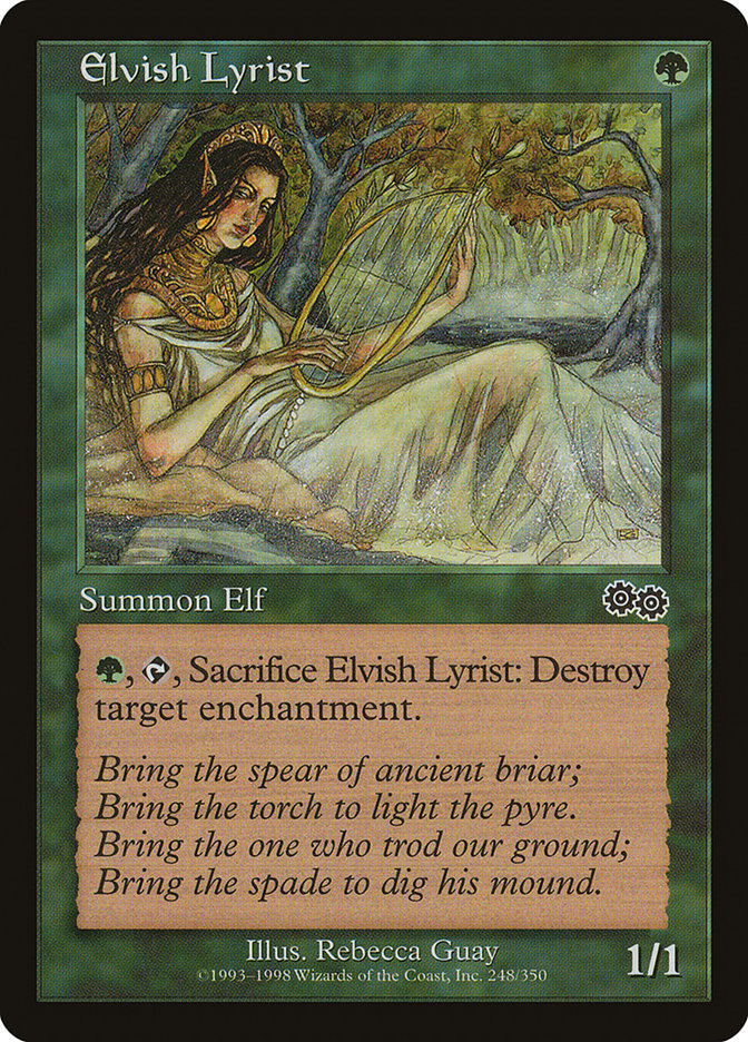 Elvish Lyrist [Urza's Saga] | Good Games Modbury