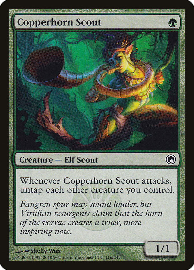 Copperhorn Scout [Scars of Mirrodin] | Good Games Modbury