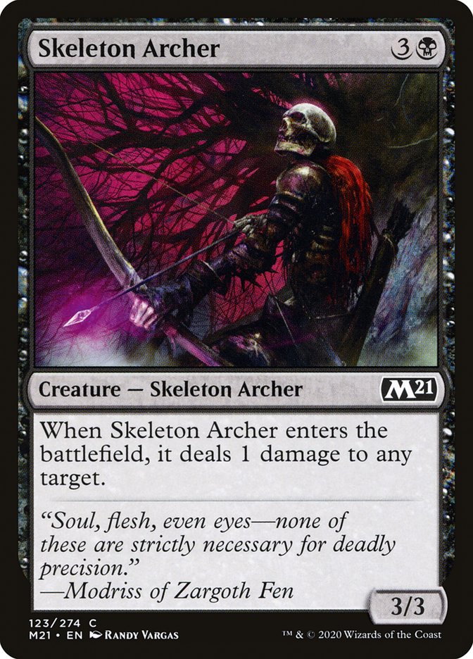 Skeleton Archer [Core Set 2021] | Good Games Modbury