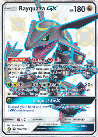 Rayquaza GX (177a/168) (Jumbo Card) [Sun & Moon: Celestial Storm] | Good Games Modbury