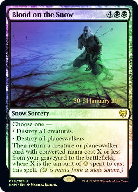 Blood on the Snow [Kaldheim Prerelease Promos] | Good Games Modbury