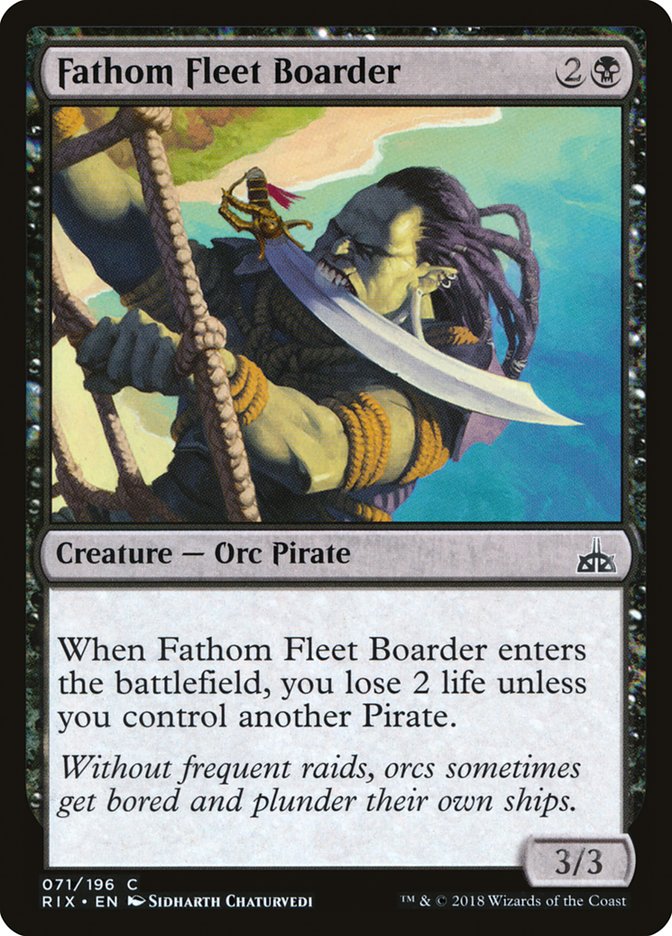 Fathom Fleet Boarder [Rivals of Ixalan] | Good Games Modbury