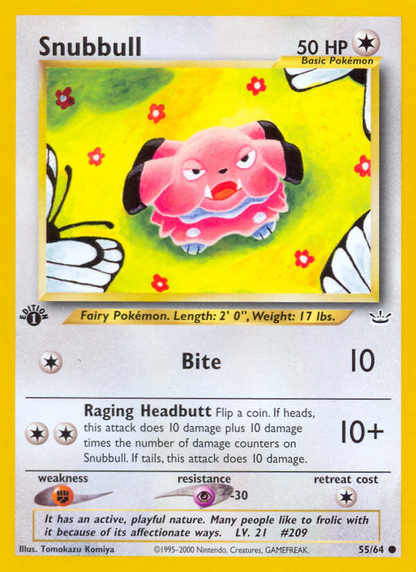 Snubbull (55/64) [Neo Revelation 1st Edition] | Good Games Modbury