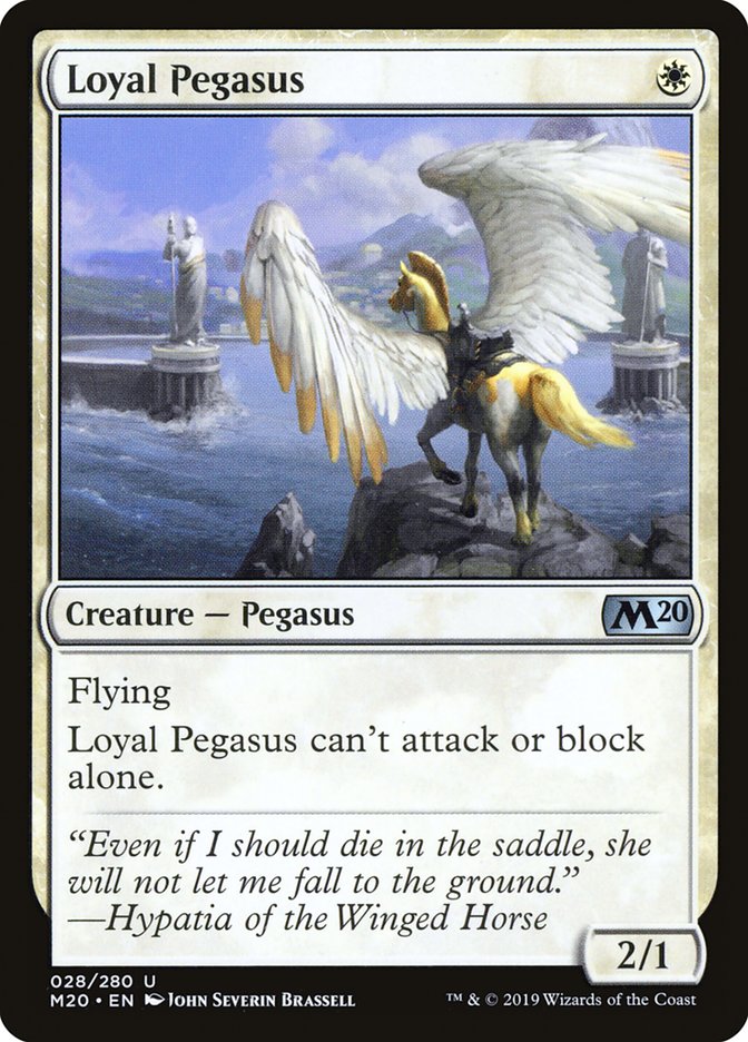 Loyal Pegasus [Core Set 2020] | Good Games Modbury