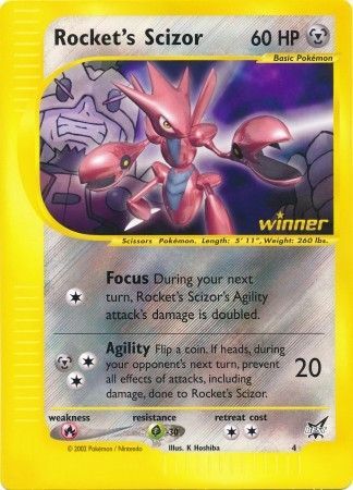 Rocket's Scizor (4) (Jumbo Card) [Best of Promos] | Good Games Modbury