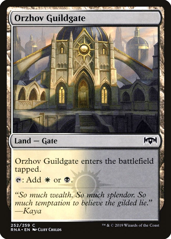 Orzhov Guildgate (252/259) [Ravnica Allegiance] | Good Games Modbury