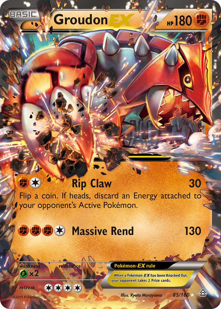 Groudon EX (85/160) [XY: Primal Clash] | Good Games Modbury