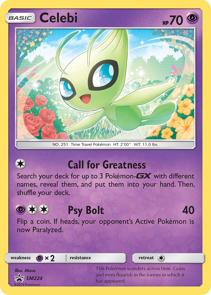 Celebi (SM224) [Sun & Moon: Black Star Promos] | Good Games Modbury