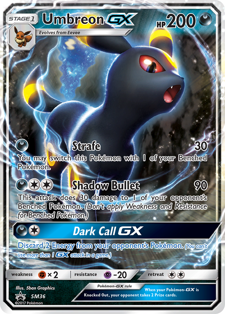 Umbreon GX (SM36) [Sun & Moon: Black Star Promos] | Good Games Modbury