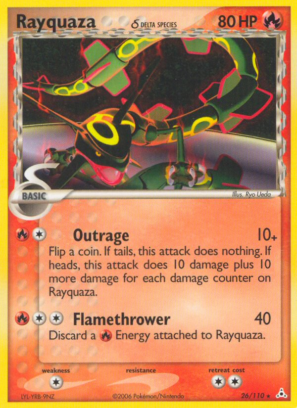 Rayquaza (26/110) (Delta Species) [EX: Holon Phantoms] | Good Games Modbury