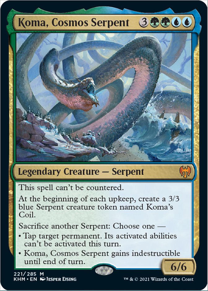 Koma, Cosmos Serpent [Kaldheim] | Good Games Modbury