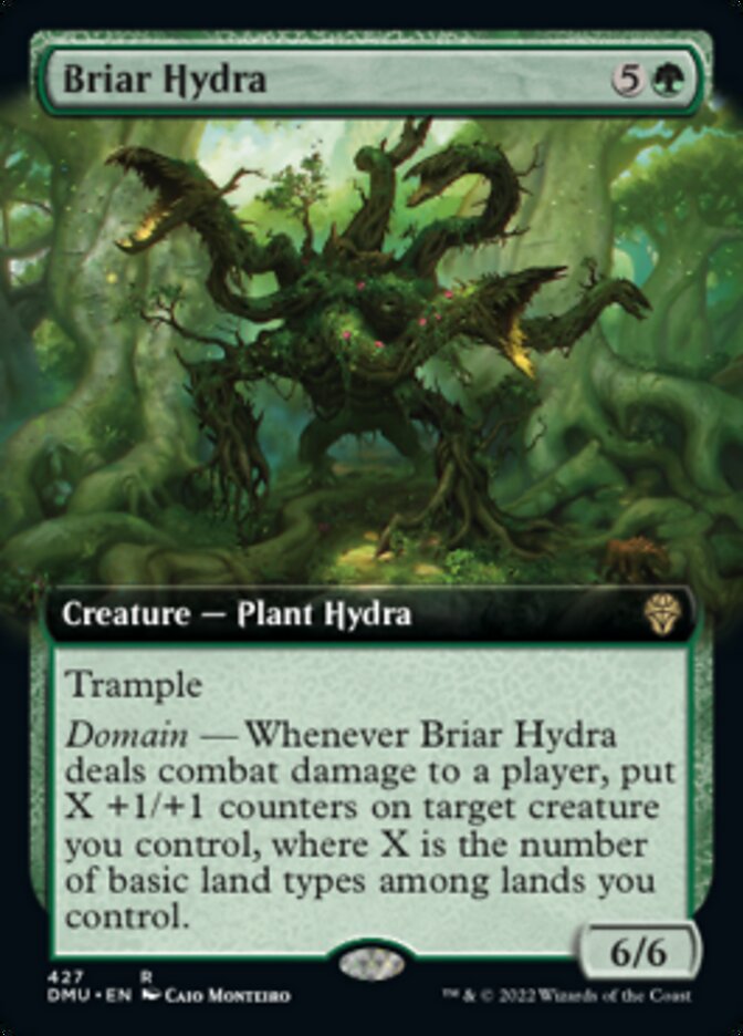 Briar Hydra (Extended Art) [Dominaria United] | Good Games Modbury