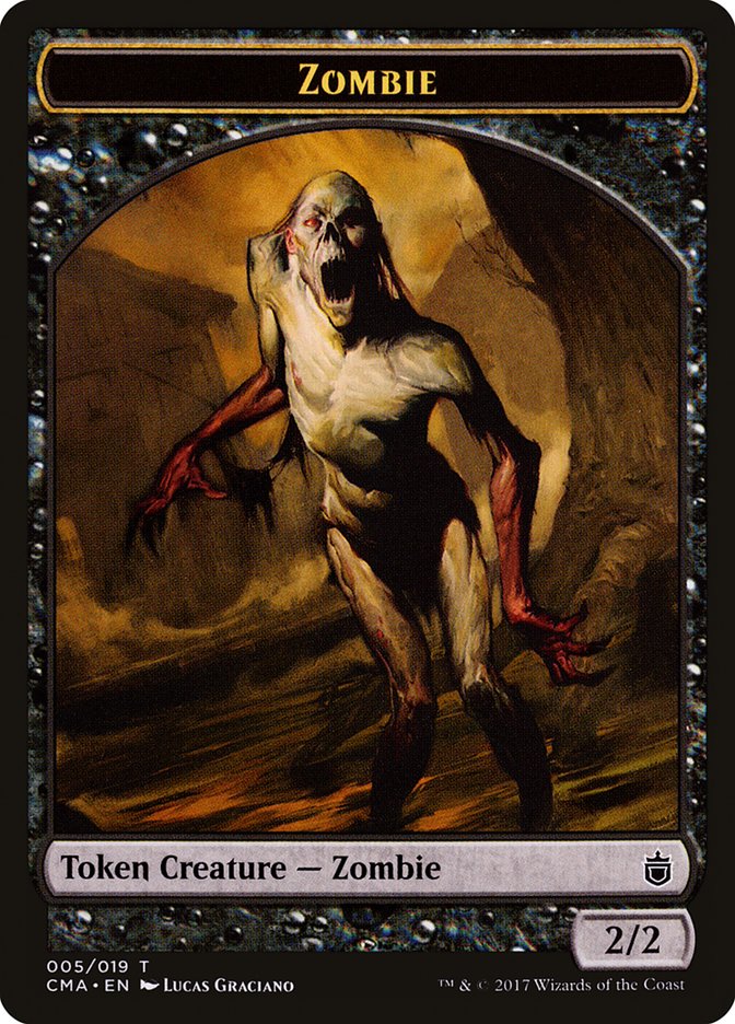 Zombie Token [Commander Anthology Tokens] | Good Games Modbury