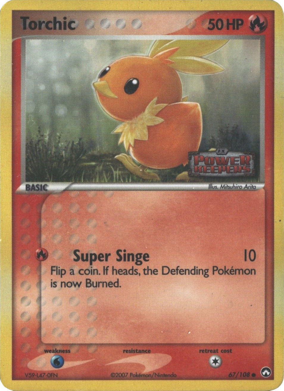 Torchic (67/108) (Stamped) [EX: Power Keepers] | Good Games Modbury