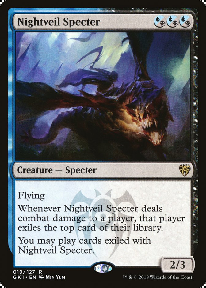 Nightveil Specter [Guilds of Ravnica Guild Kit] | Good Games Modbury