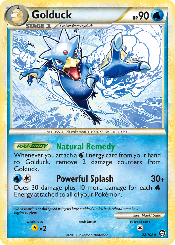 Golduck (22/102) [HeartGold & SoulSilver: Triumphant] | Good Games Modbury