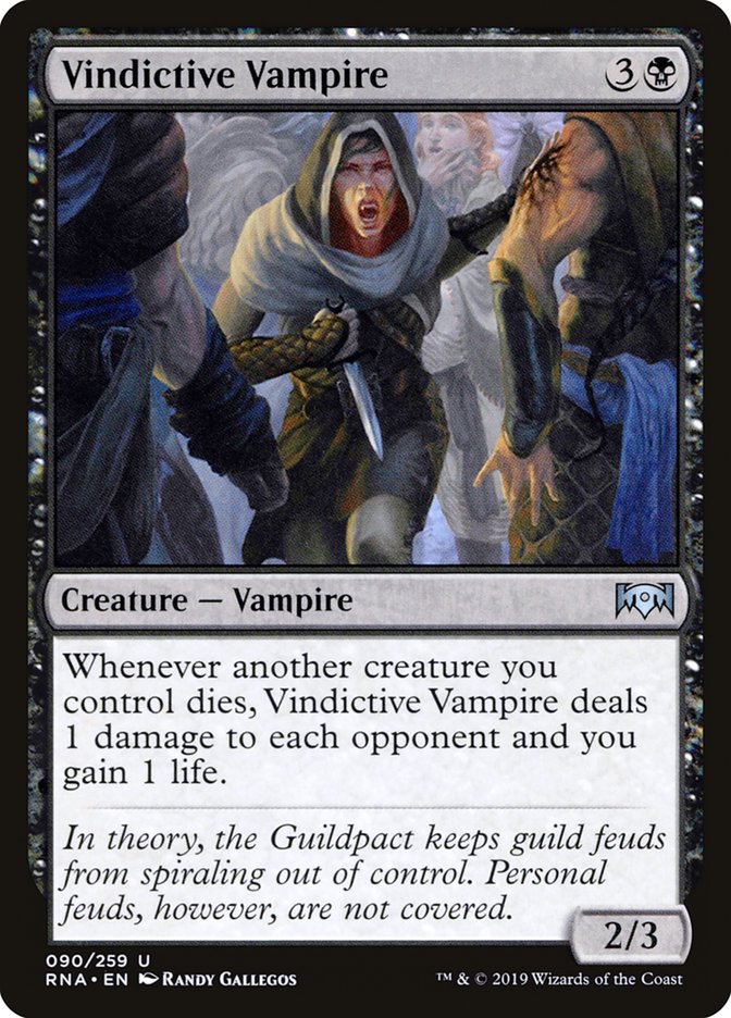 Vindictive Vampire [Ravnica Allegiance] | Good Games Modbury