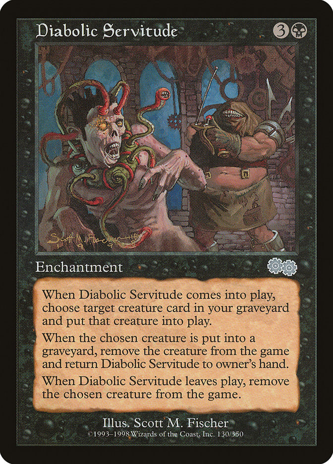 Diabolic Servitude [Urza's Saga] | Good Games Modbury