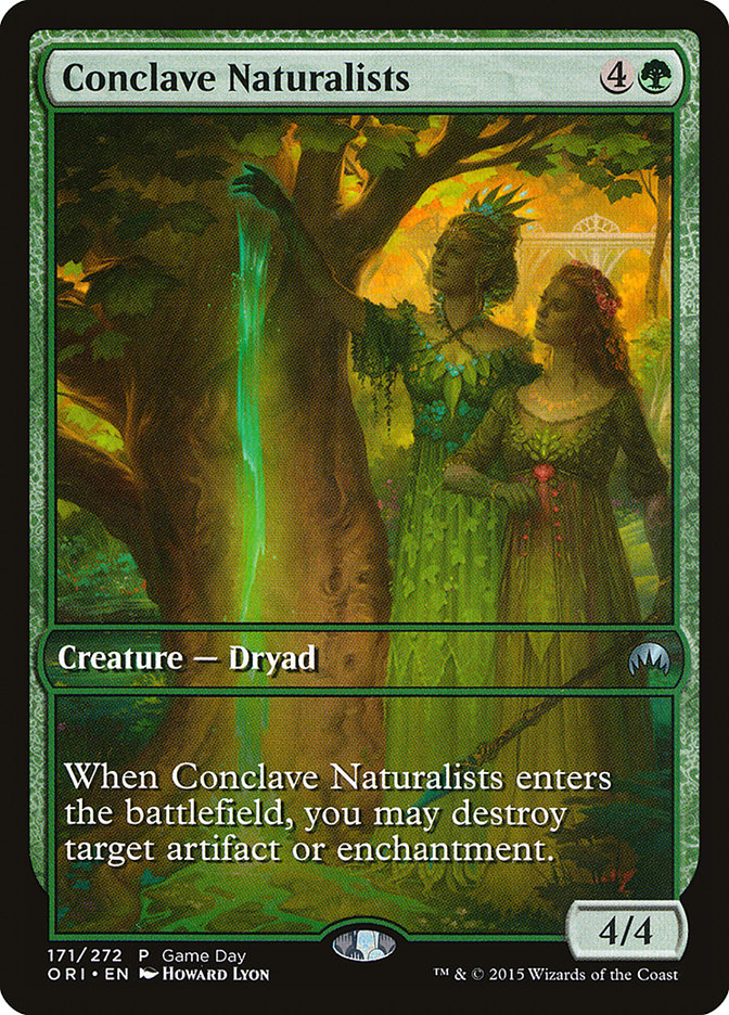 Conclave Naturalists (Game Day) [Magic Origins Promos] | Good Games Modbury