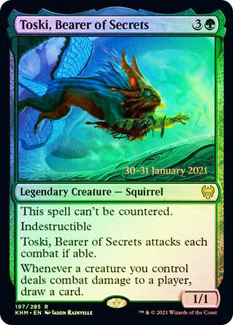 Toski, Bearer of Secrets [Kaldheim Prerelease Promos] | Good Games Modbury