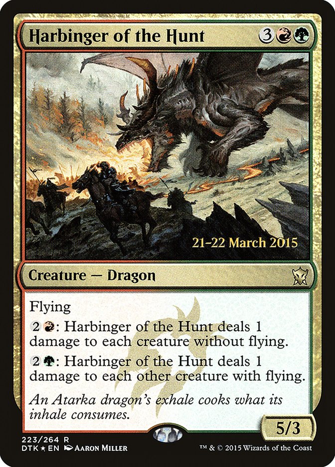 Harbinger of the Hunt [Dragons of Tarkir Prerelease Promos] | Good Games Modbury