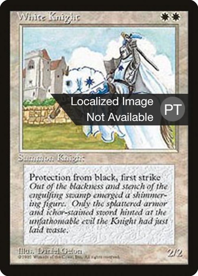 White Knight [Fourth Edition (Foreign Black Border)] | Good Games Modbury