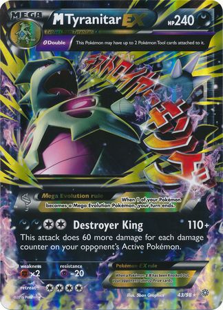 M Tyranitar EX (43/98) (Jumbo Card) [XY: Ancient Origins] | Good Games Modbury