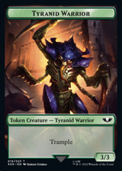 Tyranid (017) // Tyranid Warrior Double-Sided Token (Surge Foil) [Universes Beyond: Warhammer 40,000 Tokens] | Good Games Modbury