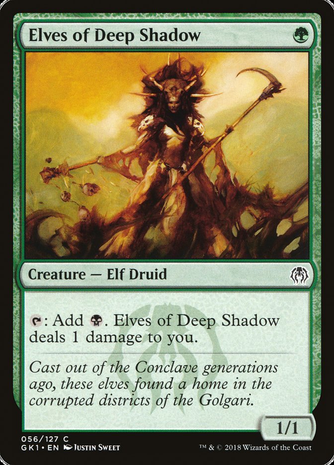 Elves of Deep Shadow [Guilds of Ravnica Guild Kit] | Good Games Modbury