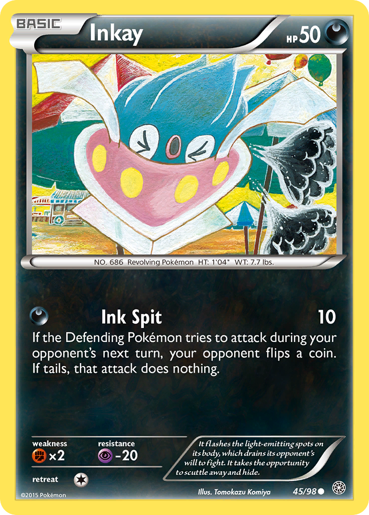 Inkay (45/98) [XY: Ancient Origins] | Good Games Modbury