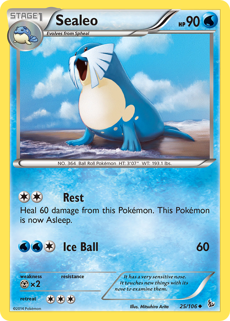 Sealeo (25/106) [XY: Flashfire] | Good Games Modbury