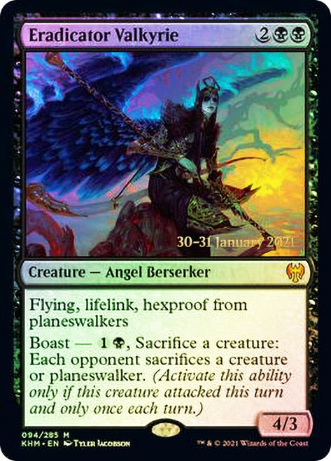 Eradicator Valkyrie [Kaldheim Prerelease Promos] | Good Games Modbury