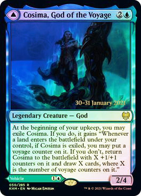 Cosima, God of the Voyage // The Omenkeel [Kaldheim Prerelease Promos] | Good Games Modbury