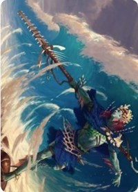 Tazeem Roilmage Art Card [Zendikar Rising Art Series] | Good Games Modbury