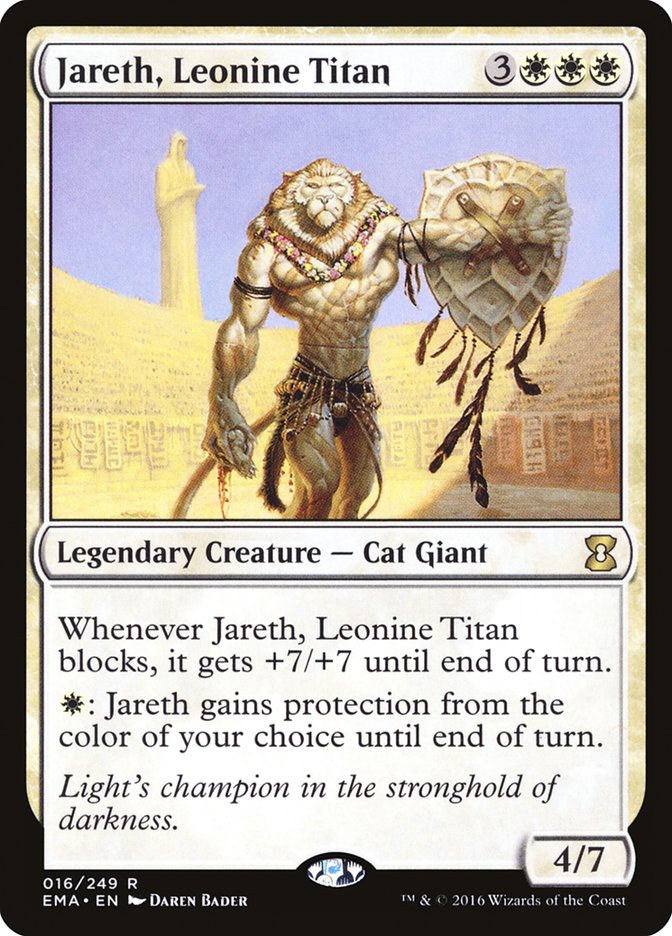 Jareth, Leonine Titan [Eternal Masters] | Good Games Modbury