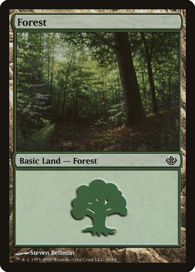 Forest (30) [Duel Decks: Garruk vs. Liliana] | Good Games Modbury