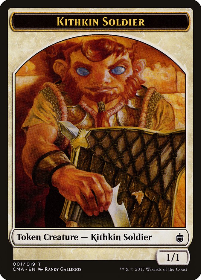 Kithkin Soldier Token [Commander Anthology Tokens] | Good Games Modbury