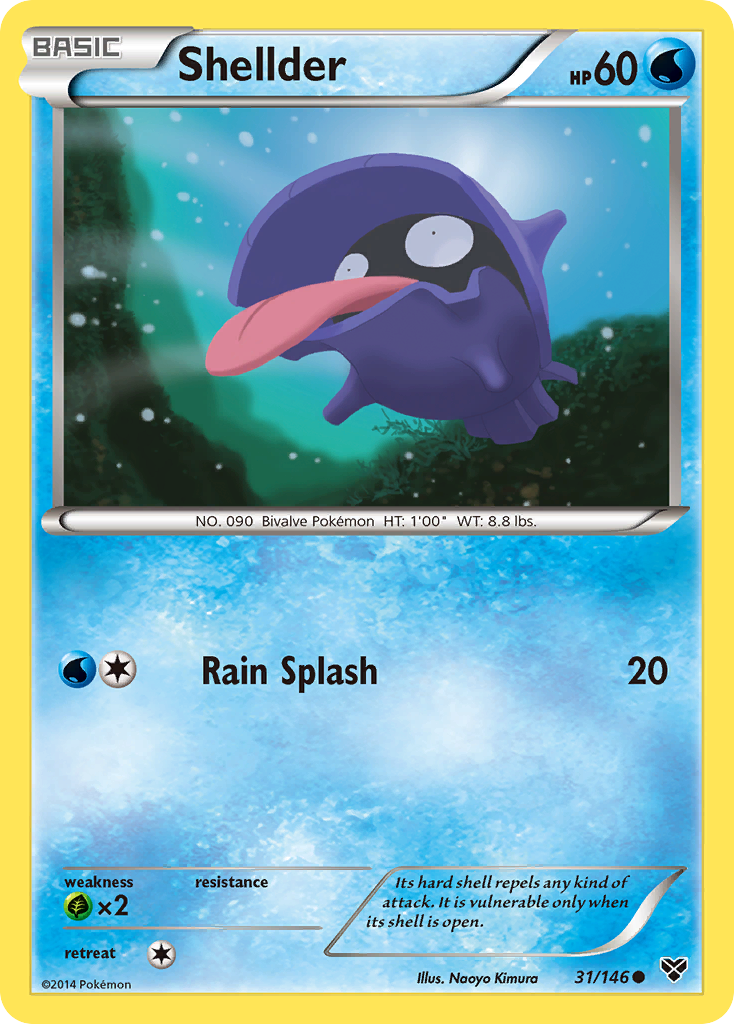 Shellder (31/146) [XY: Base Set] | Good Games Modbury