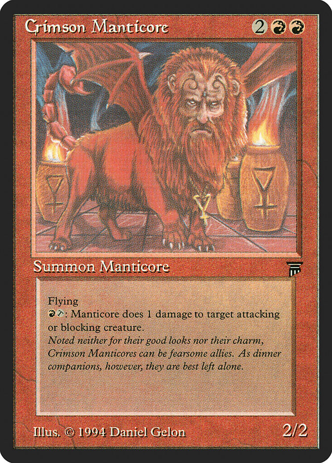Crimson Manticore [Legends] | Good Games Modbury