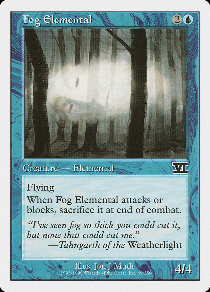 Fog Elemental [Classic Sixth Edition] | Good Games Modbury