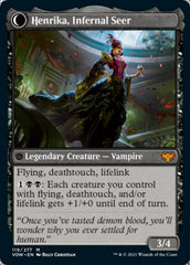 Henrika Domnathi // Henrika, Infernal Seer [Innistrad: Crimson Vow] | Good Games Modbury