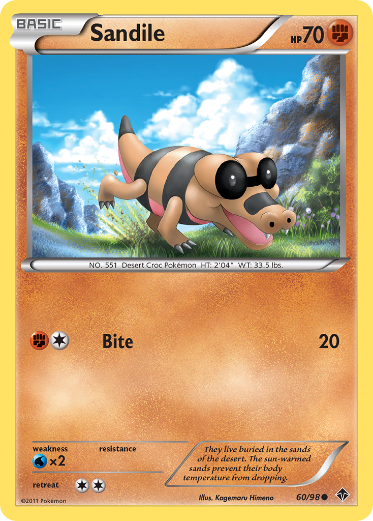 Sandile (60/98) [Black & White: Emerging Powers] | Good Games Modbury