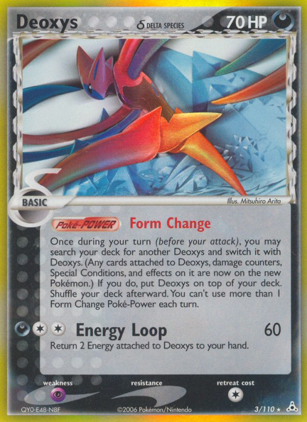 Deoxys (3/110) (Delta Species) [EX: Holon Phantoms] | Good Games Modbury