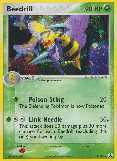 Beedrill (1/112) [EX: FireRed & LeafGreen] | Good Games Modbury