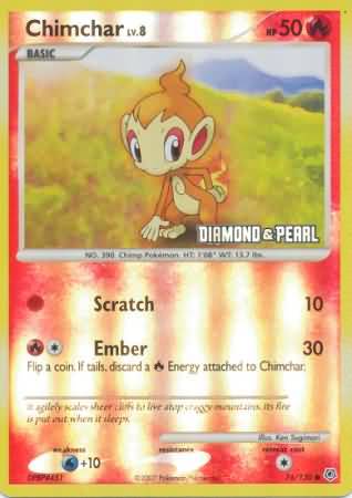 Chimchar (76/130) [Burger King Promos: 2008 Collection] | Good Games Modbury