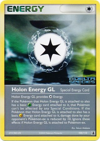 Holon Energy GL (105/113) (Stamped) [EX: Delta Species] | Good Games Modbury