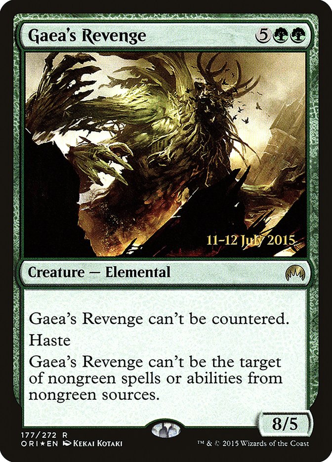 Gaea's Revenge [Magic Origins Prerelease Promos] | Good Games Modbury