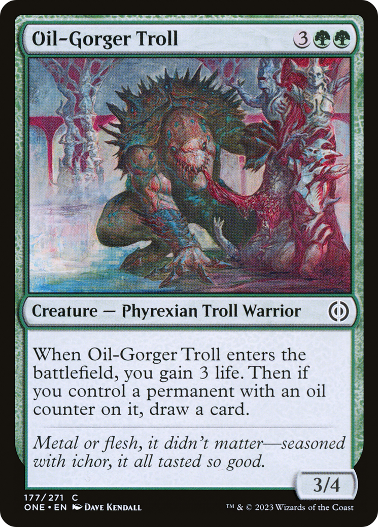 Oil-Gorger Troll [Phyrexia: All Will Be One] | Good Games Modbury