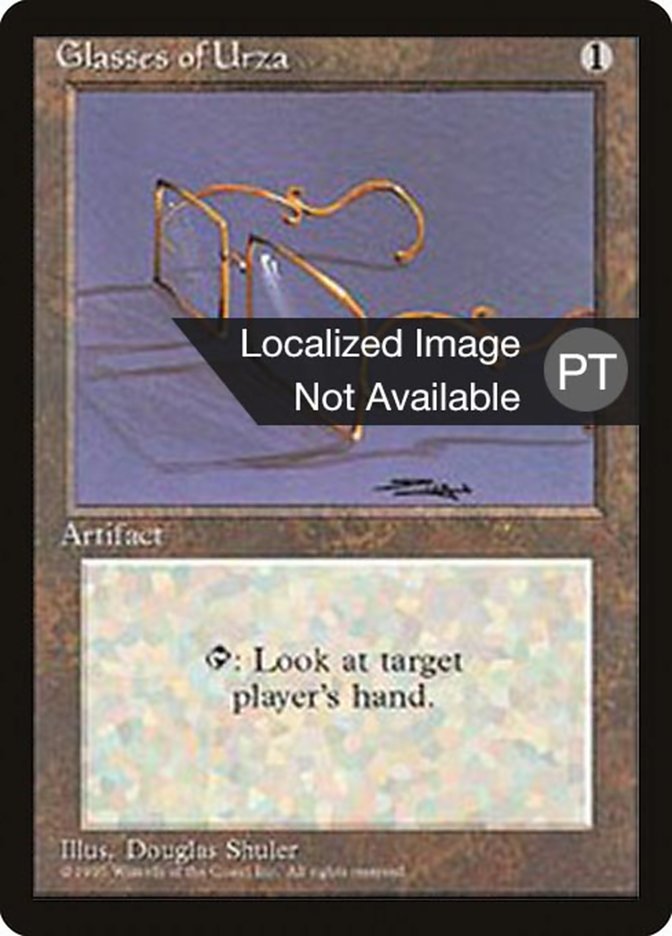 Glasses of Urza [Fourth Edition (Foreign Black Border)] | Good Games Modbury