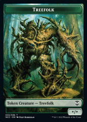 Treefolk // Spider Double-Sided Token [Streets of New Capenna Commander Tokens] | Good Games Modbury
